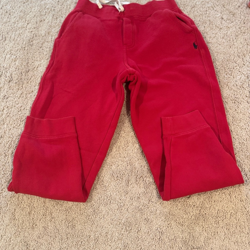 Polo by Ralph Lauren Kids Bright Red Joggers